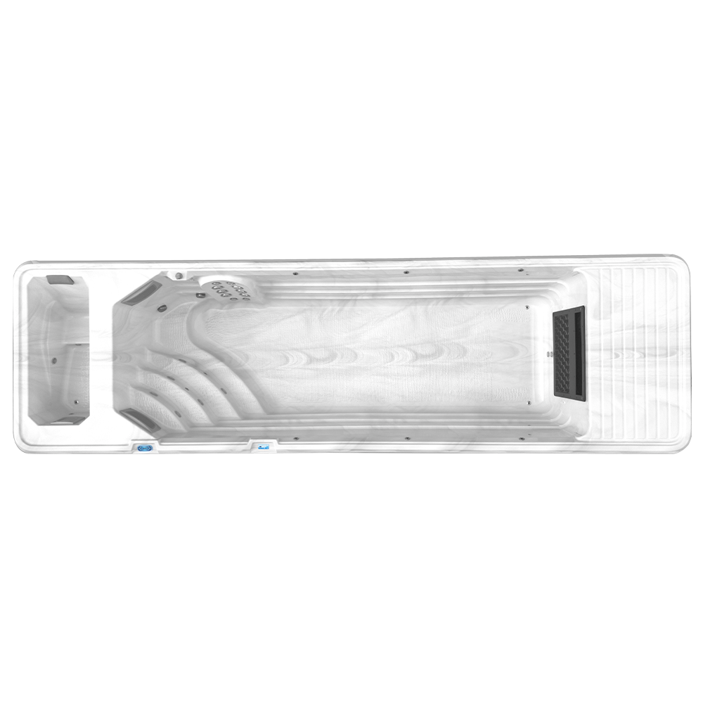 俯视图 wayswimspas INF225 – Deluxe Series Swim Spa - Image 1