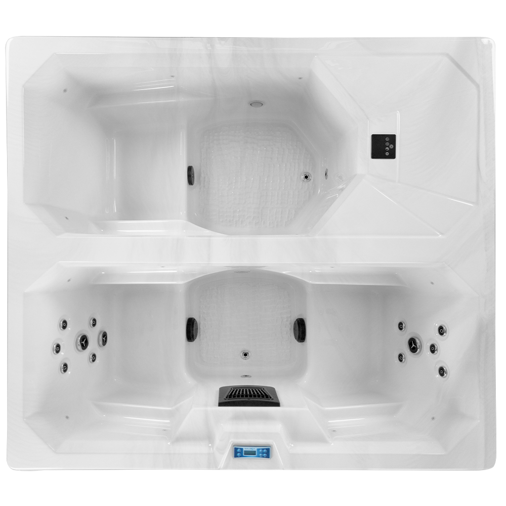 俯视图 Hot & Cold Combo Spa - Image 1